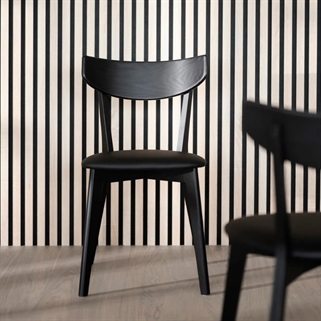 Ami spisebordsstol | Sort egetræ